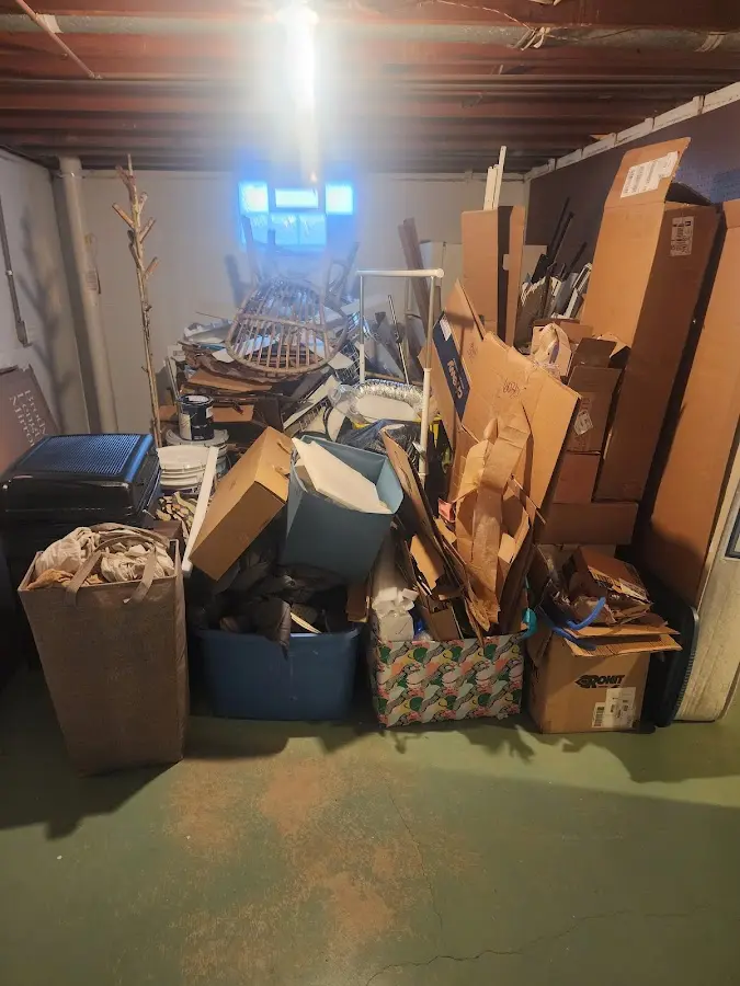 Roll-off dumpster container at job site for Construction Dumpster Rental in Lower Windsor